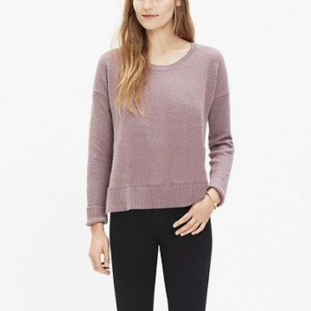 🎈Madewell Chronicle Textured Hi-Low Sweater, S